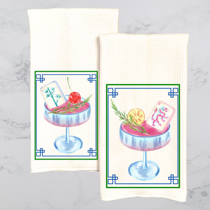 Mahjong Tea Towels