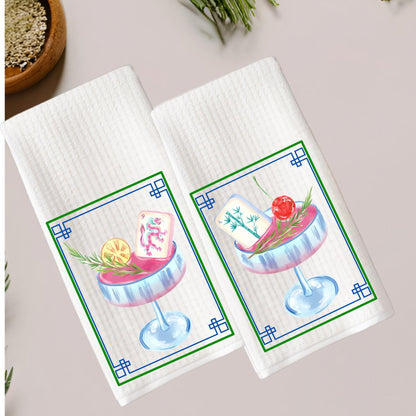 Mahjong Tea Towels