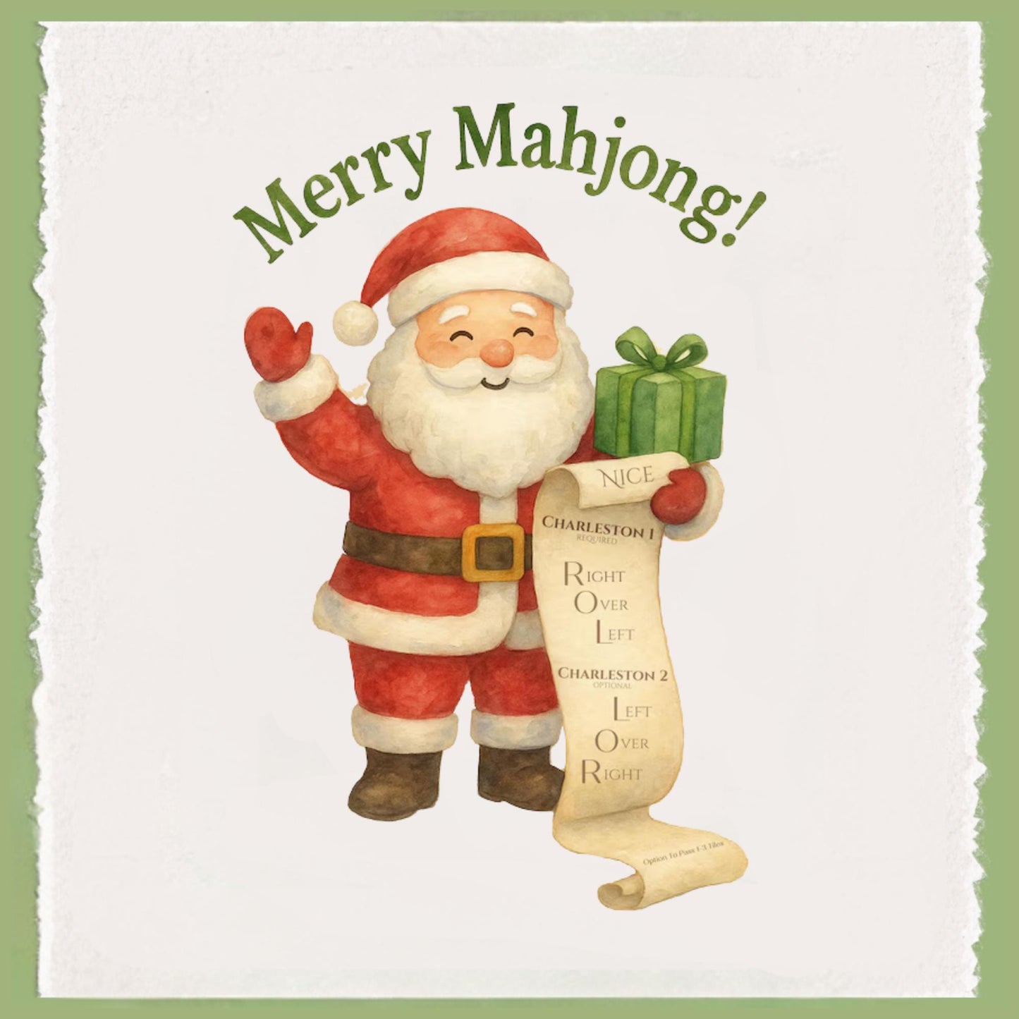 Holiday Mahjong Tea Towel Collection