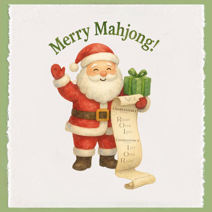 Holiday Mahjong Tea Towel Collection