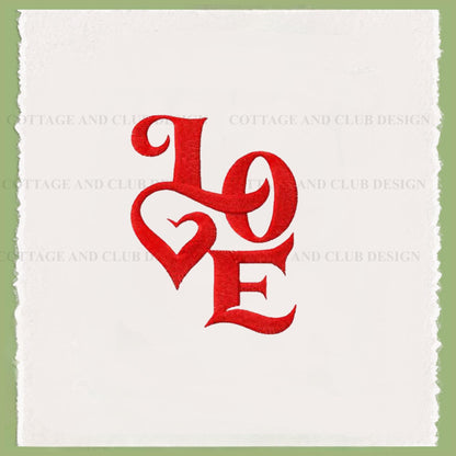 Valentine's Day Powder Room Fingertip Hand Towels - Bathroom Hand Towels