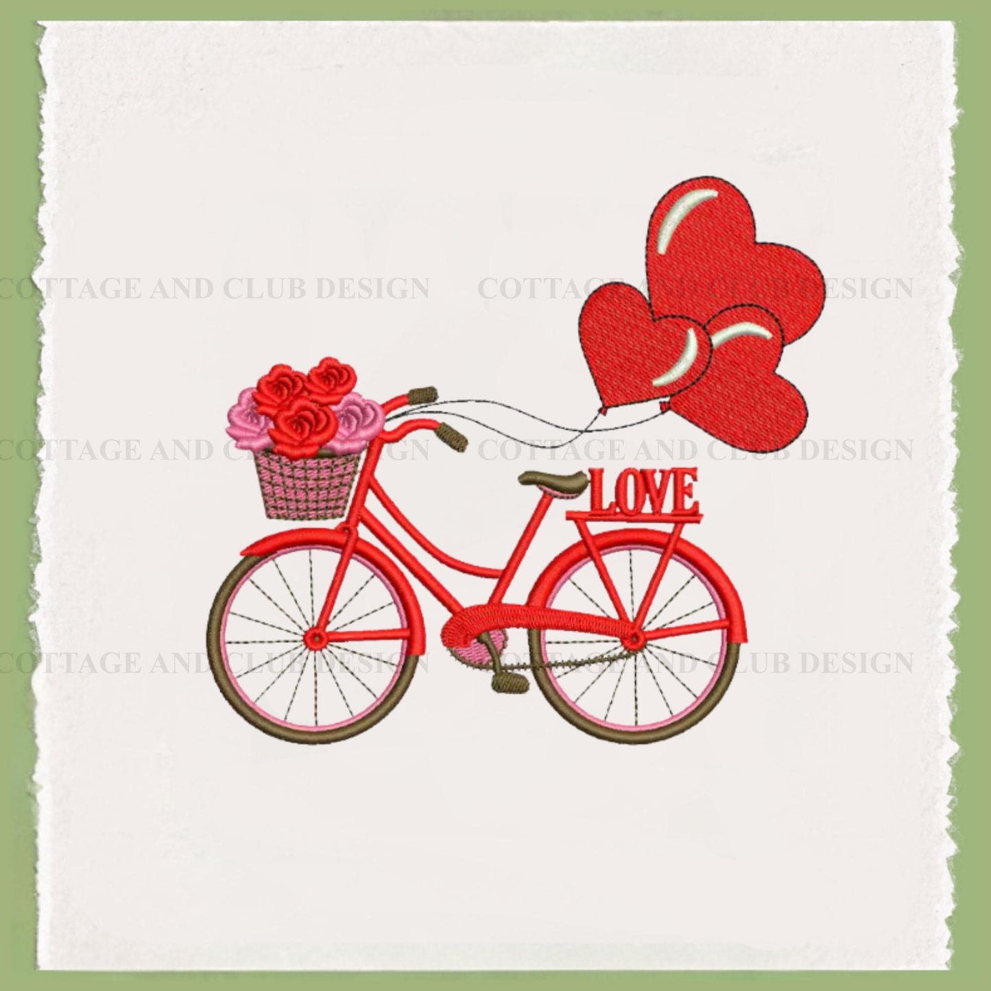 Valentine's Day Powder Room Fingertip Hand Towels - Bathroom Hand Towels