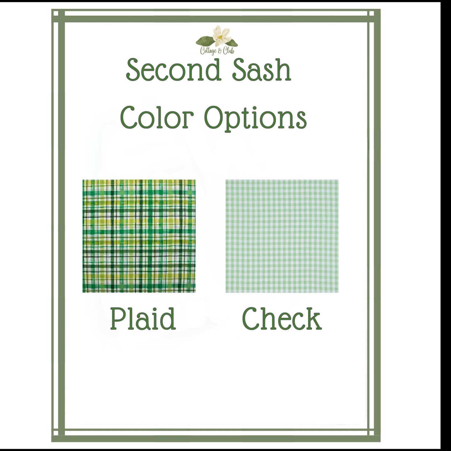 St. Patrick's Day Irish Celtic Embroidered Wreath Sash - Choose From 8 Designs & over 30 Monogram Fonts