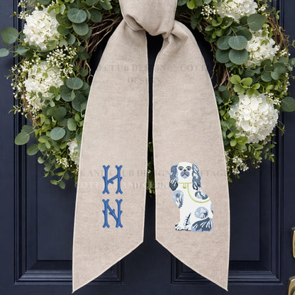 Embroidered Eastern Theme Wreath Sash Collection