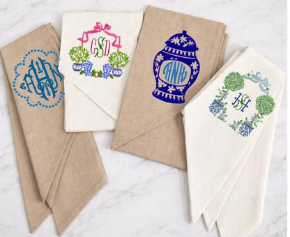 Ginger Jar & Topiary Theme Wreath Sash Collection