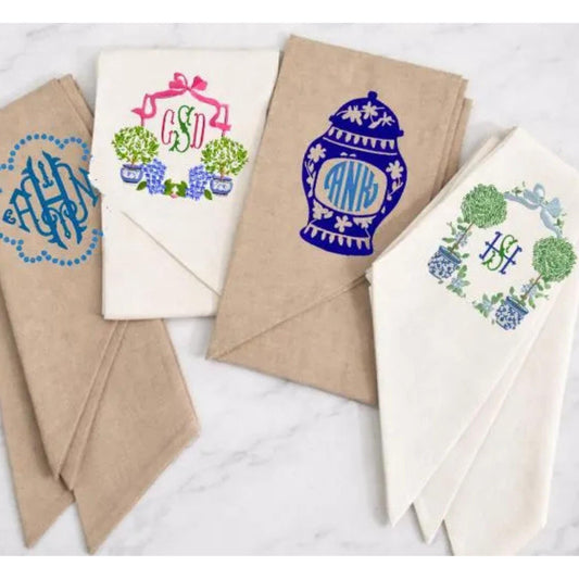 Ginger Jar & Topiary Theme Wreath Sash Collection