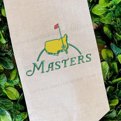 Spring Golf Agusta Tournament Green Jacket Embroidered Wreath Sash