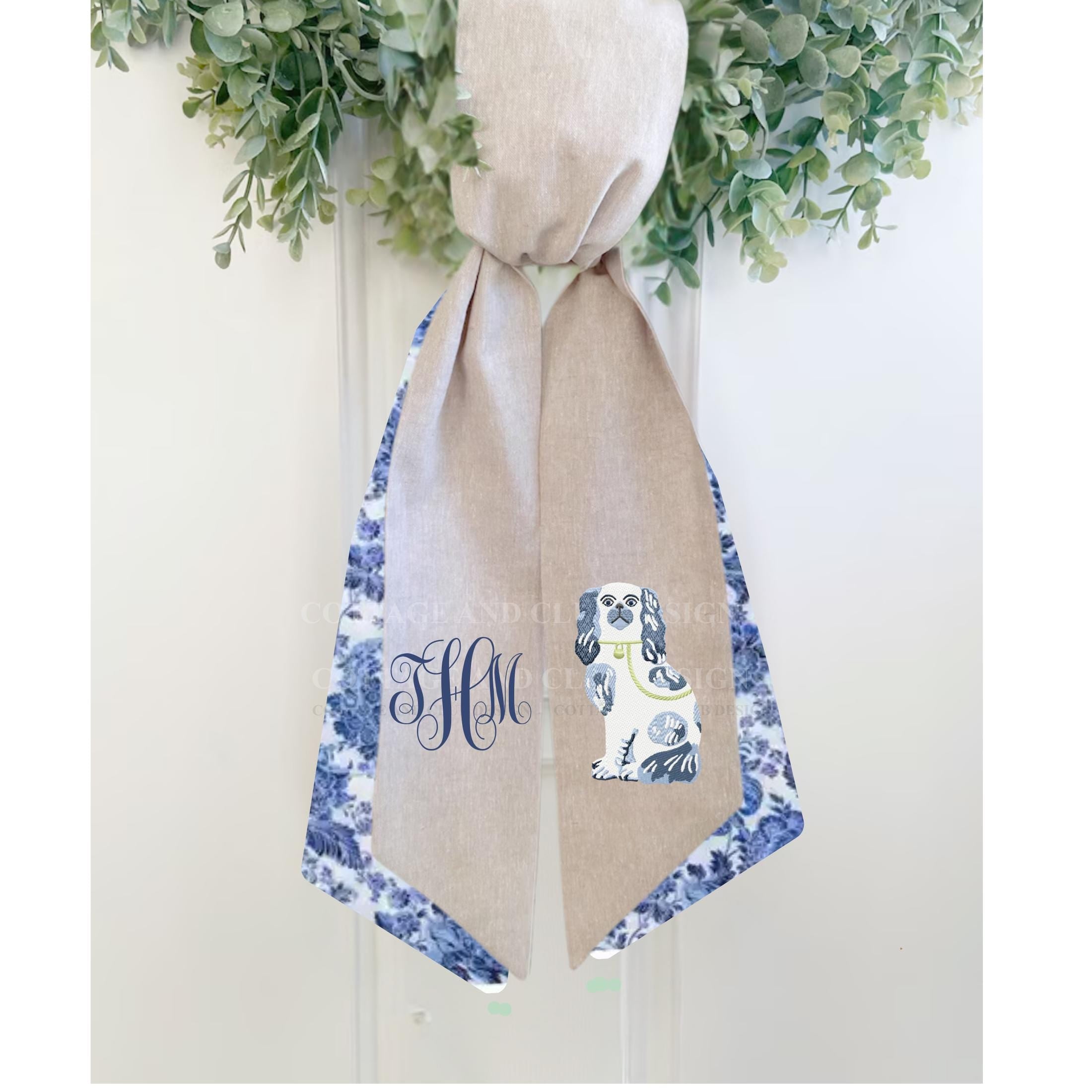 CottageandClub Wreath Sash - Thumbnail 5