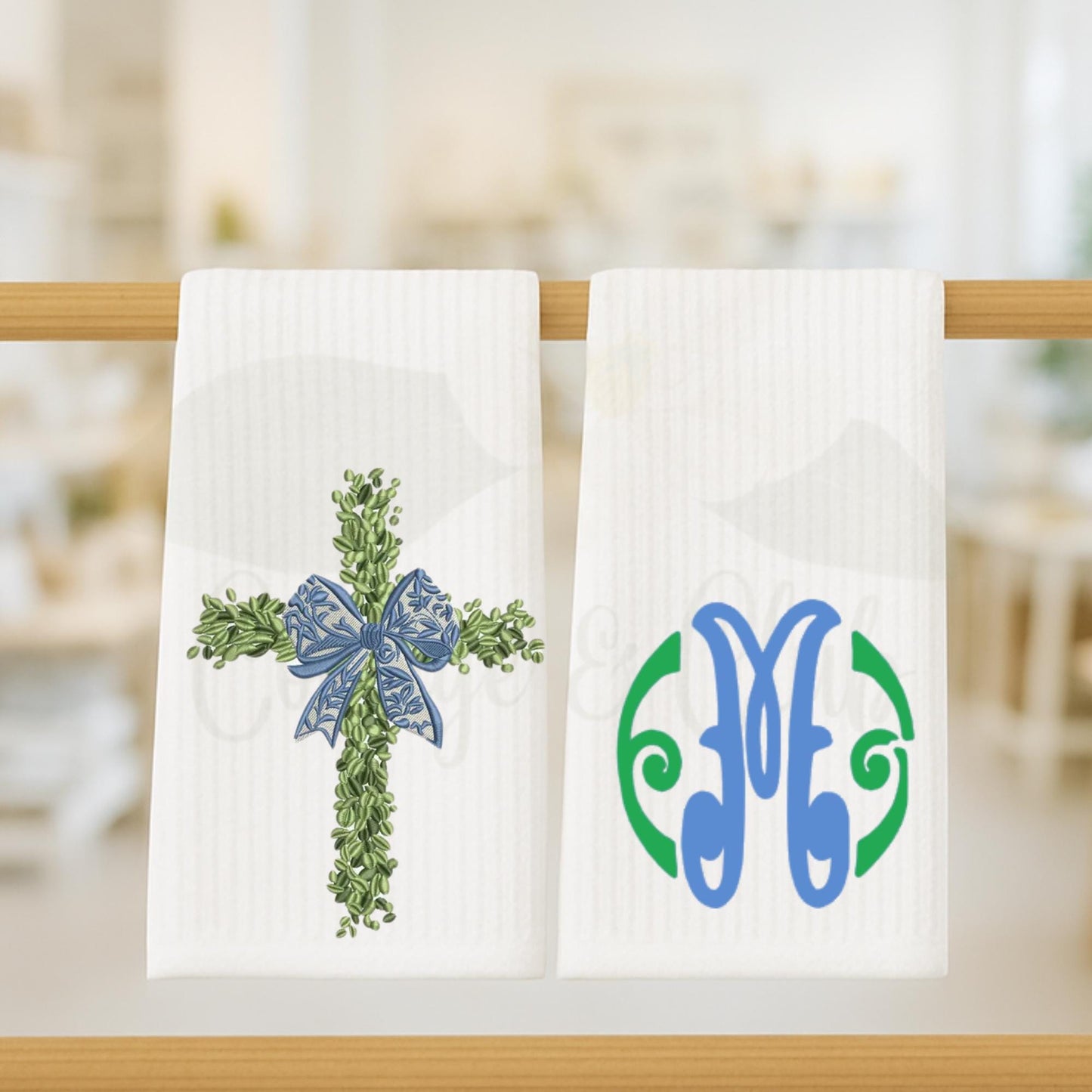 Religious Christian Cross Tea Towel Collection