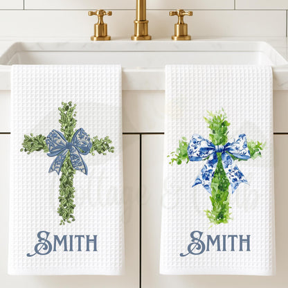 Religious Christian Cross Tea Towel Collection