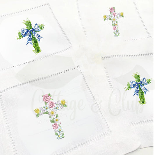 Christian Cocktail Drink Napkins - Set of 4