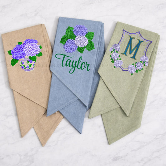 Hydrangea Wreath Sash
