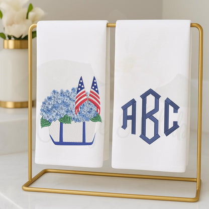 4th of July Independence Day Patriotic Bathroom Hand Towels For The Bathroom & Powder Room