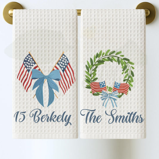 4th of July Hand Towels