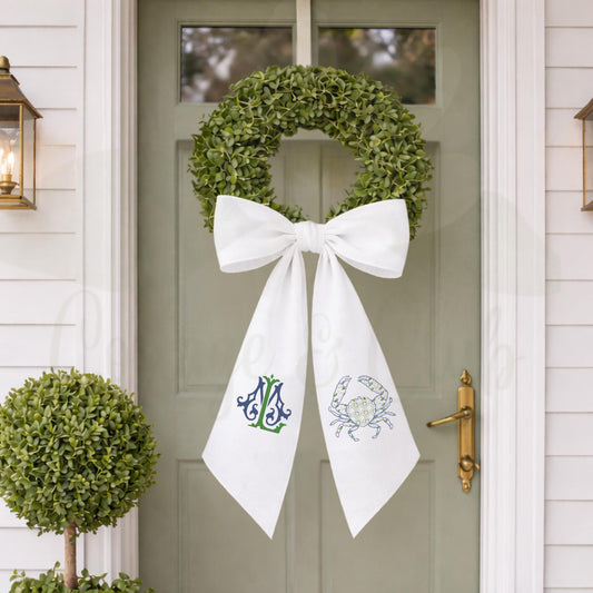 Coastal Wreath Sash