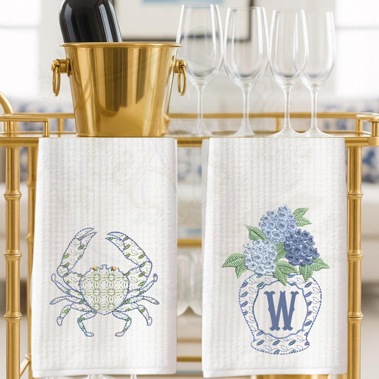 Coastal Tea Towel