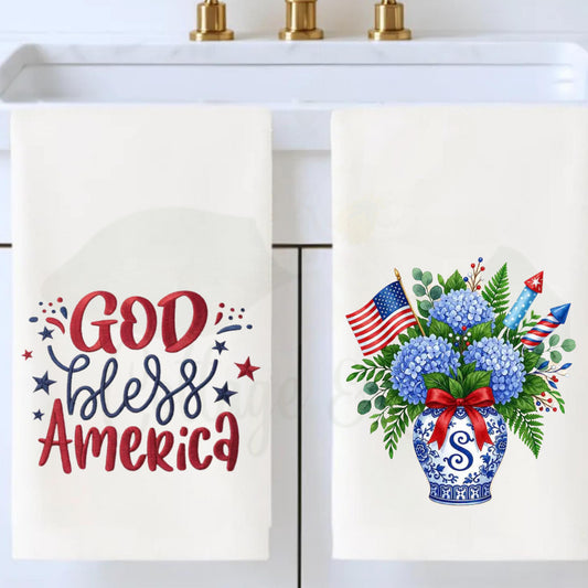 4th of July Hand Towels