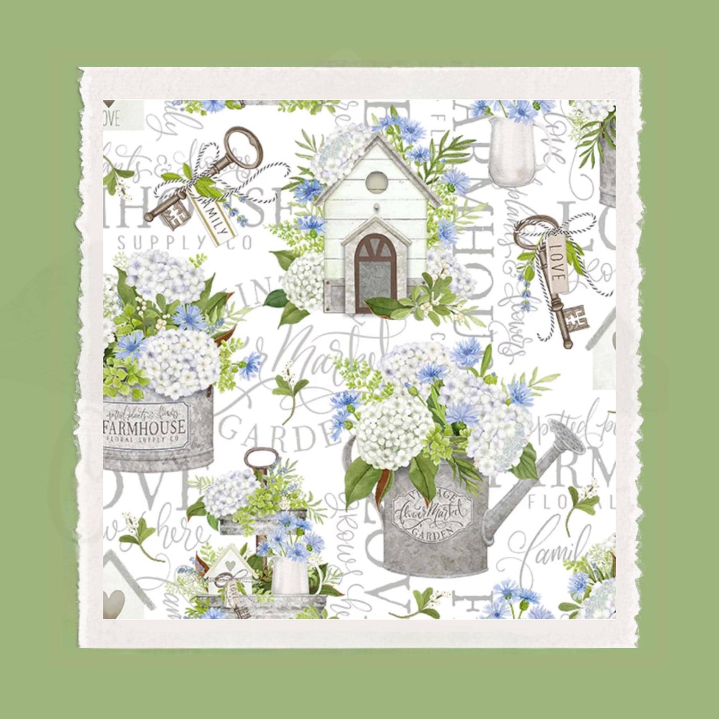 Garden Themed  Embroidered Wreath Sash - Personalize By Adding A Monogram