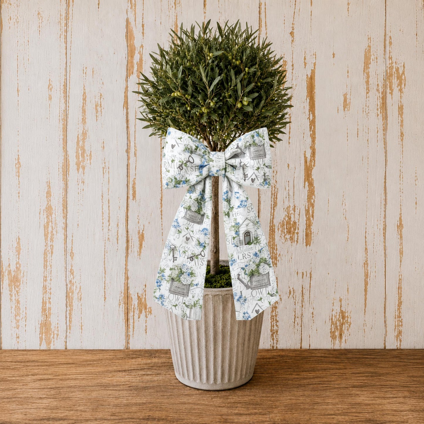 Garden Themed  Embroidered Wreath Sash - Personalize By Adding A Monogram