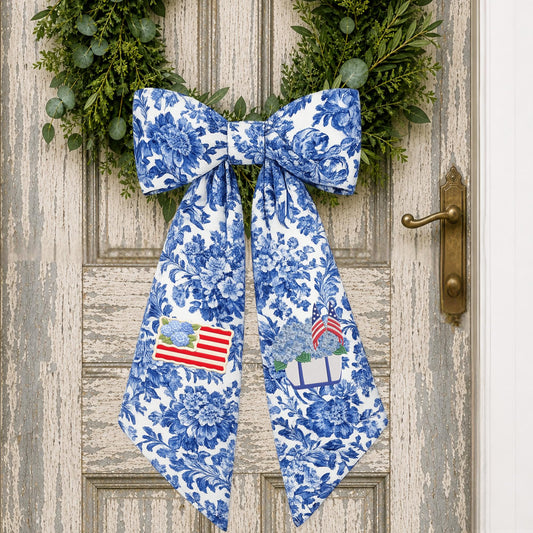 Patriotic Wreath Sash