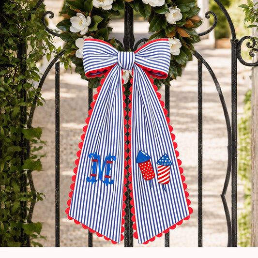 Patriotic Wreath Sash