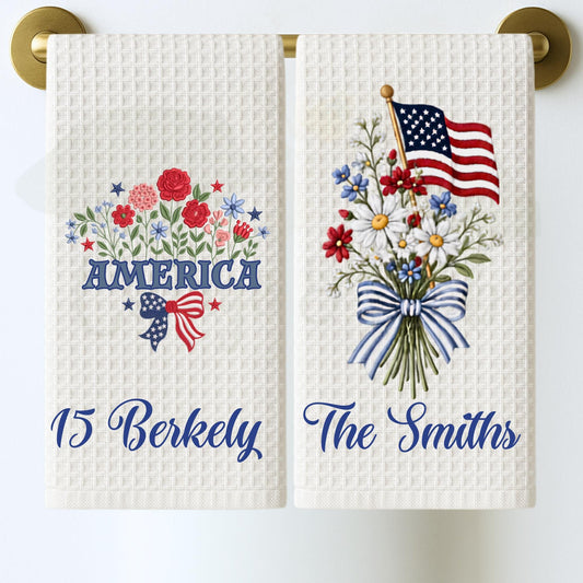 Patriotic Tea Towel