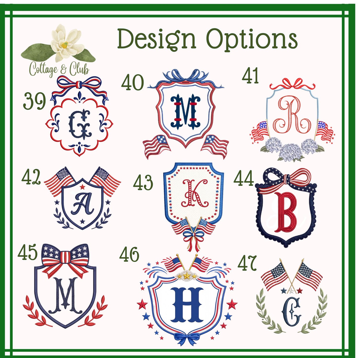 American Patriotic Independence Day Tea Towel Personalized Gift