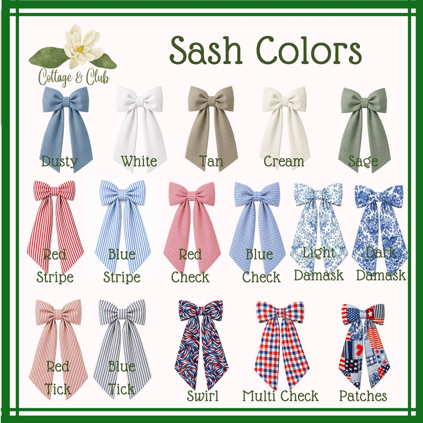 American Wreath Sash, Wreath Scarf, Personalized Sash, Patriotic Wreath Sash, USA Sash, Sash for Front Door, Fourth of July Sash