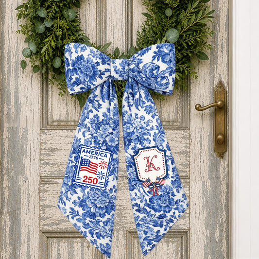 Patriotic Wreath Sash