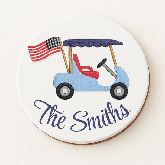 Patriotic Ceramic Coasters Set of 4