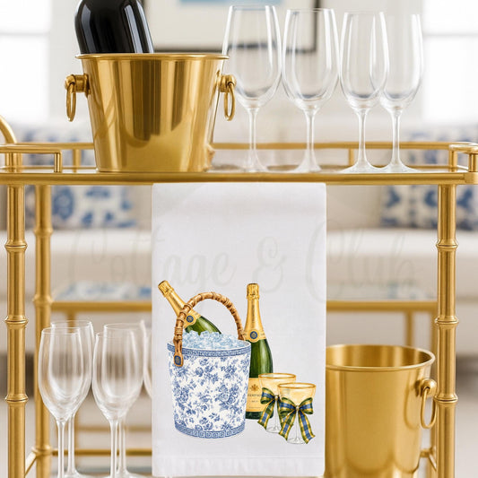 Blue & White Tea Towels