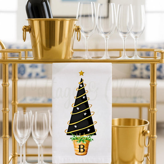 Personalized Christmas Tea or Hand Towel