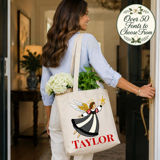Christmas Santa Tote Bag