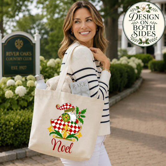 Christmas Santa Tote Bag