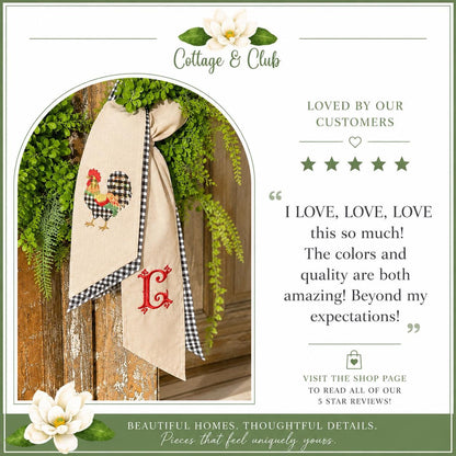 Blank Wreath Sash - FREE SHIPPING when you purchase 4 or more