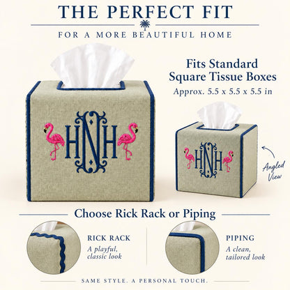 Personalized Tissue Box Cover